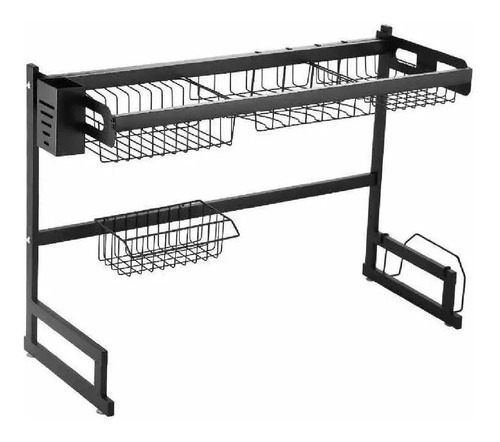 Seca Platos Escurridor Aluminio Inoxidable Dos Niveles 