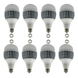 8x Lampada Bulbo Led 100w E27 Alta Potência Brind Soquet E40