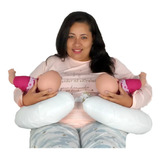 Almofada Bebe Gêmeos Extra Grande Conforto Para O Bebê 