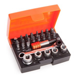 Set Mini Bahco 1/4'' Crique Tubo Torx Allen Puntas 26 Piezas