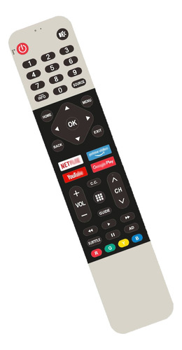 Control Remoto Dr43x7100 Para Noblex Smart Tv 