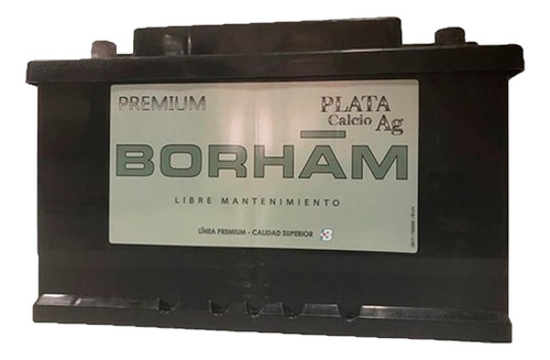 Bateria 12x75 Amp. Borham Para Peugeot 206