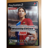 Winning Eleven 2009 Playstation 2 Original- Caratula Messi