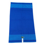 Toalla De Baño Lacoste 76x132cm 100% Algodón Color Azul