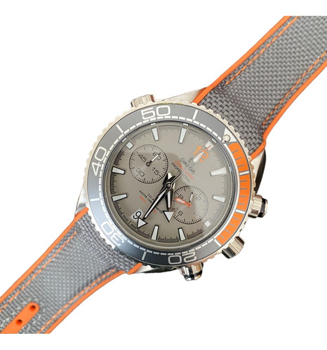 Reloj Omega Seamaster 43mm Gris Naranja Nylon 
