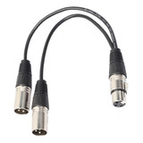 Cable Macho Xlr Doble De 3 Pines Como Se Describe