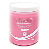 Cera Descartable Suave X 1kg Rosa  Depimiel