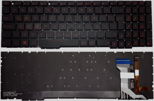 Teclado Ne/ro Para Asus Rog Gl553 Zx553vd Fx553vd