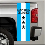 Calco Franja Lateral Bandera Argentina Ploteo Auto Campeones