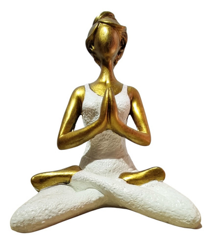 Mujer En Posicion De Yoga 27cm