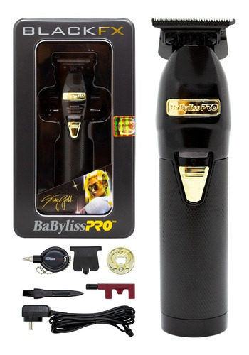 Babyliss Pro Black Fx Stay Gold Trimmer Patillera Cuchilla T