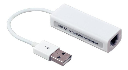 Adaptador Tarjeta De Red Lan Rj45 Fast Ethernet  Usb 2.0