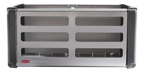 Rubbermaid Organizador Garage Gris Contenedor Para Riel 