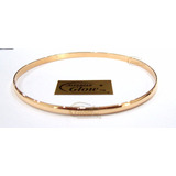 Pulsera Esclava Maciza De Oro 18k De 10gr A Medida