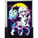 Cuadro Anime Hxh Gon X Killua 31x43 Madera