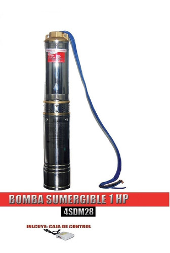 Bomba Sumergible 1 Hp Tipo Bala Inoxidable Aguas Limpias- 