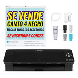 Plotter Cameo 4 Negro Con Todos Los Accesorios En Caja 