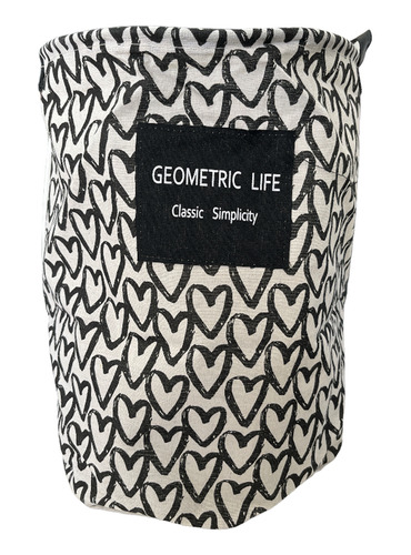 Cesto Canasto Organizador De Ropa Sucia Geometric Life 45x35