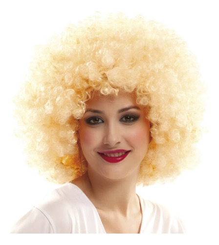 Peluca Afro Colores Fiesta Disfraz Party Halloween Cabello