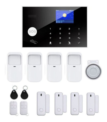  Alarma Seguridad G34 4g Wifi/gsm Inalambrica App Tuya Smart