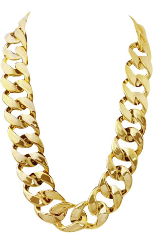 Markeny Collar Grueso Para Hombre, Cadena De Oro Falso Hip H