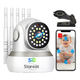 Starcat® Cámara De Seguridad 2.4/5g Wifi Con Visión Nocturna