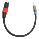 Cable Xlr Macho A 3.5mm Para Micrófono En Cámara/computadora