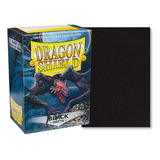 Dragon Shield Black Matte Standard 100 Sleeves Magic Black