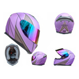 Casco Kov Mujer Blade Morado Certificado Fz