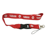 1 Unids Color Rojo Yamaha Logo Superbike Lanyard Llavero Acc