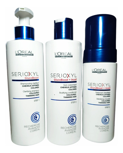 Loreal Serioxyl 2 Anticaída Para Cabello Teñido - Kit 3pzas