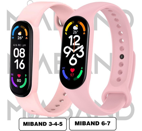 Correa Pulsera Xiaomi Mi Band 3 4 5 6 Silicona Malla