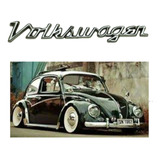 Emblema Volkswagen Cofre, Tapa Motor, Cromado Vocho Clasico 