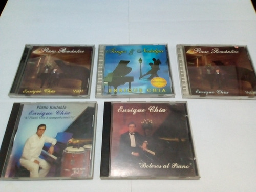 Cd Enrique Chía Colección Lote X 5 Todos Importados Único!