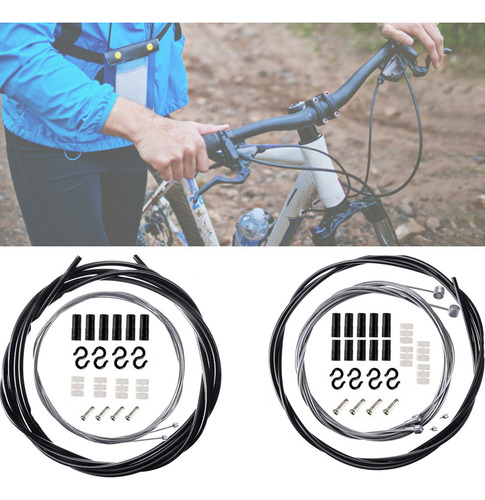 Kit Cables De Freno Y Cables Cambio Velocidades Bicicleta