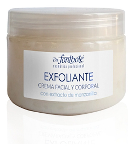 Crema Exfoliante Facial Y Corporal 150gr. Dr. Fontboté