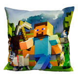 Cojín Almohada Felpa Minecraft 45 X 45 Cm Extra Suave