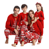 Pijama De Navidad Playera + Pantalon Para Familia