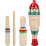 2 Juegos De Peces De Madera Guiro Niños, Instrumentos ...