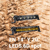 Barra Led 20 Pulgadas 6d Para Off Road