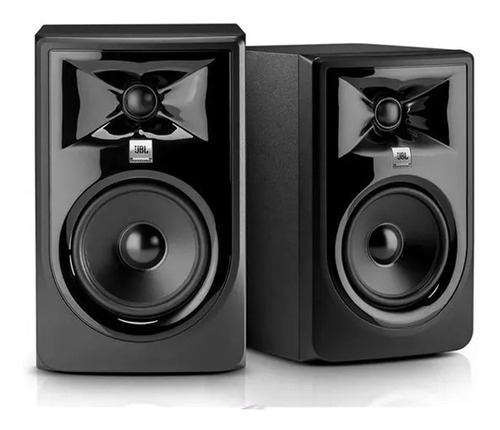 Monitores De Estudio Jbl Lsr 305 P Mk2 (el Par) En Stock! Color Negro