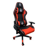 Silla De Escritorio Gamer Jd 515 Regulable Cuero Sintetico.*