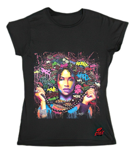 Camiseta Afro Soul Hip Hop Mujer Jazz  Mr.style Exclusiva