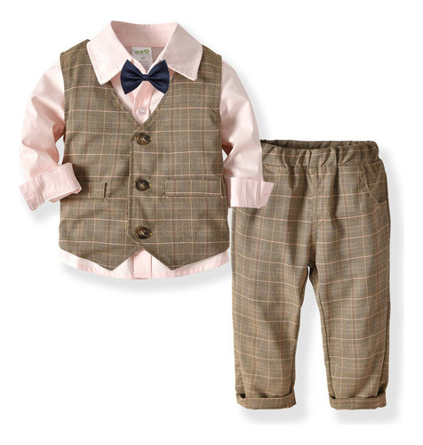 Conjunto De Traje Formal De Caballero For Niños 2,3,4 Años