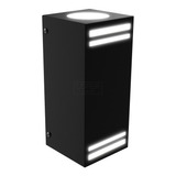 Aplique Pared Bidireccional Exterior Luz Led Gu10 Biline1 Color Negro