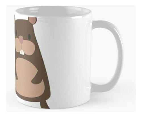 Taza Rata De Dibujos Animados Lindo Animal Calidad Premium