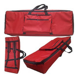 Capa Bag Master Luxo Teclado Nord Stage 2ex Compact Vermelho