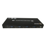 Conmutador 3.0hdmi Kvm Kvm 2/4 Usb Para Ordenadores Y 2 Moni