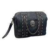 Bolso De Hombro Con Asa De Calavera Punk Genial