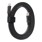 Cable Hdmi Tecmaster Uhd 4k 3d V2.0 1.8 Metros Negro